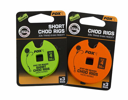 Stiff Chod Rigs Edges Fox