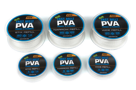 PVA Mesh System Fast Melt - 5M &amp; 20M Refills Edges Fox