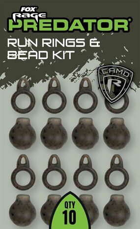 Fox Rage Predator Camo Run Rings & Bead Kit