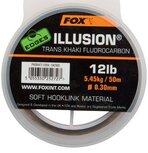 Illusion Trans Khaki Fluorocarbon Soft Hooklink - 50M Edges Fox